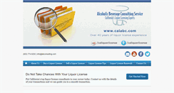 Desktop Screenshot of calliquorlicense.com